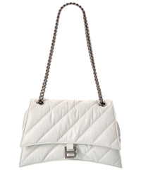 Balenciaga Balenciaga Crush Medium Quilted Leather Wallet On Chain