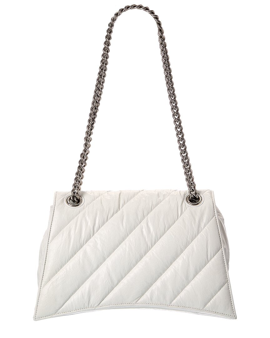 Balenciaga Balenciaga Crush Medium Quilted Leather Wallet On Chain