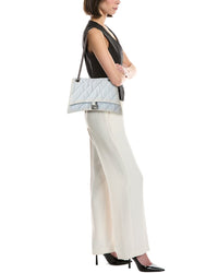 Balenciaga Balenciaga Crush Medium Denim Shoulder Bag