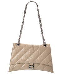 Balenciaga Balenciaga Crush Medium Quilted Leather Wallet On Chain