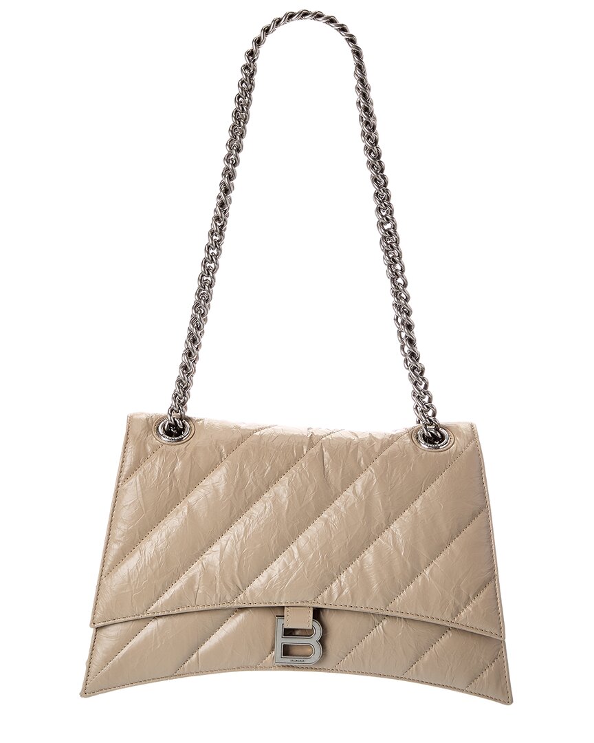 Balenciaga Balenciaga Crush Medium Quilted Leather Wallet On Chain