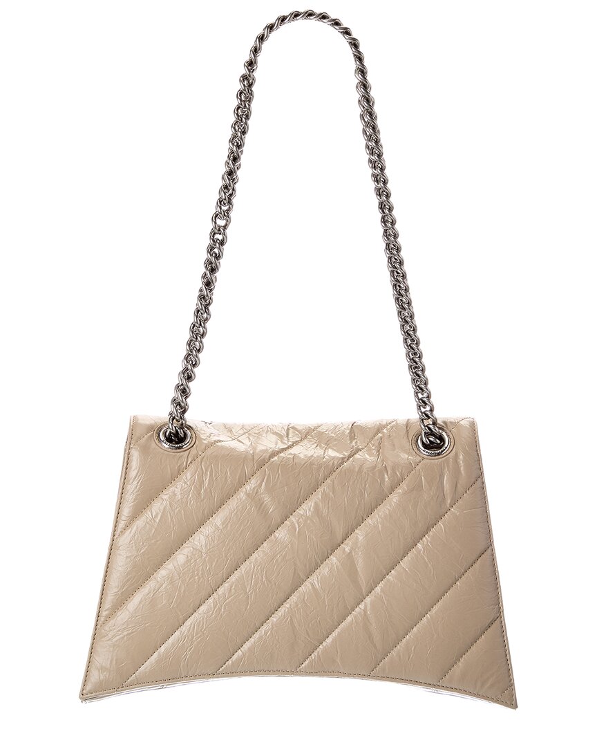 Balenciaga Balenciaga Crush Medium Quilted Leather Wallet On Chain