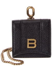 Balenciaga Balenciaga Hourglass Leather Airpods Holder