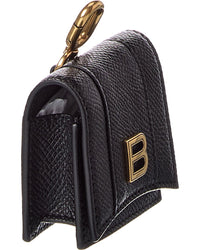 Balenciaga Balenciaga Hourglass Leather Airpods Holder