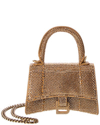 Balenciaga Balenciaga Hourglass Suede Shoulder Bag