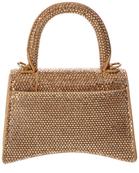 Balenciaga Balenciaga Hourglass Suede Shoulder Bag