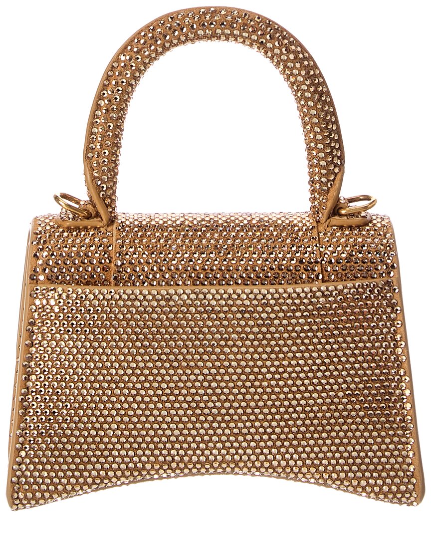 Balenciaga Balenciaga Hourglass Suede Shoulder Bag