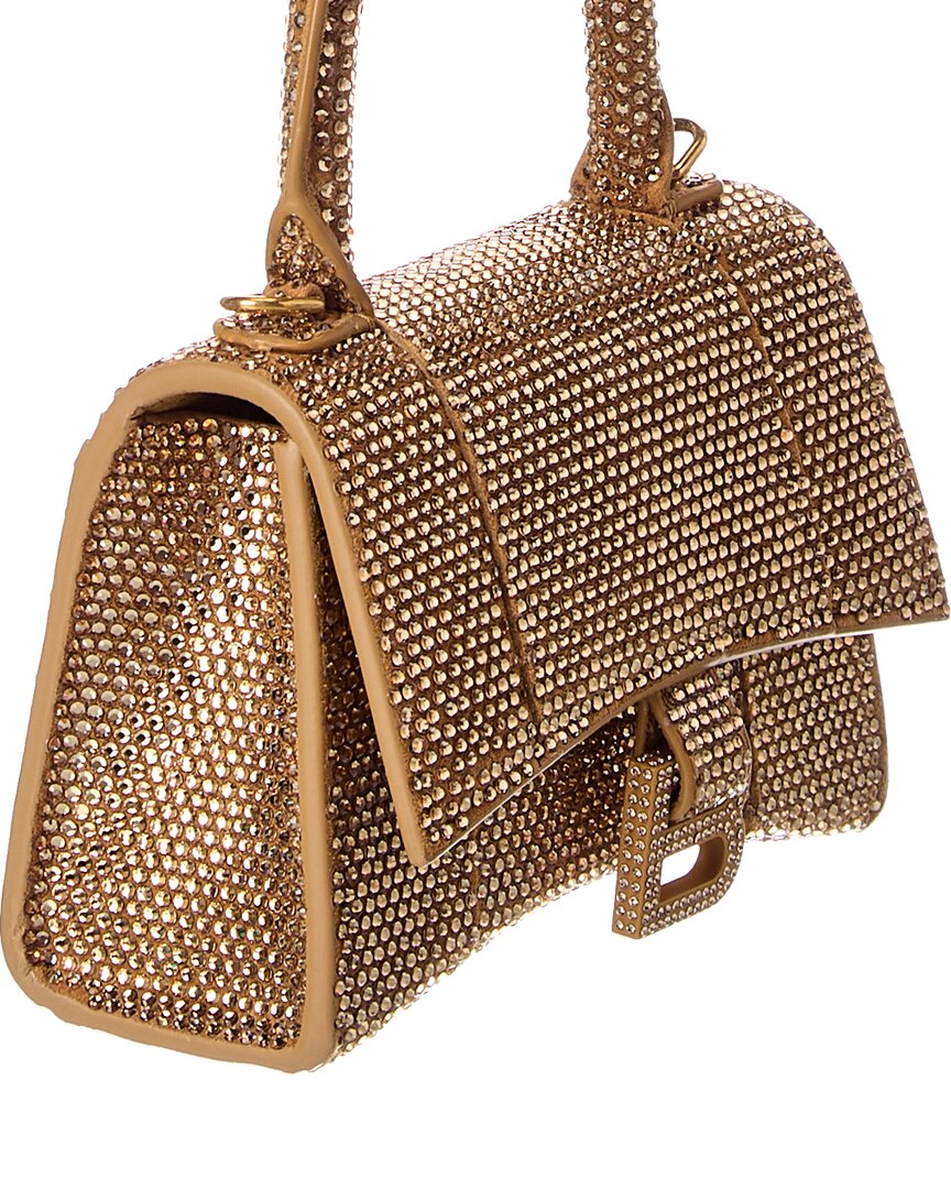 Balenciaga Balenciaga Hourglass Suede Shoulder Bag