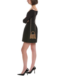 Balenciaga Balenciaga Hourglass Suede Shoulder Bag