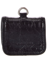 Balenciaga Balenciaga Hourglass Leather Airpods Holder