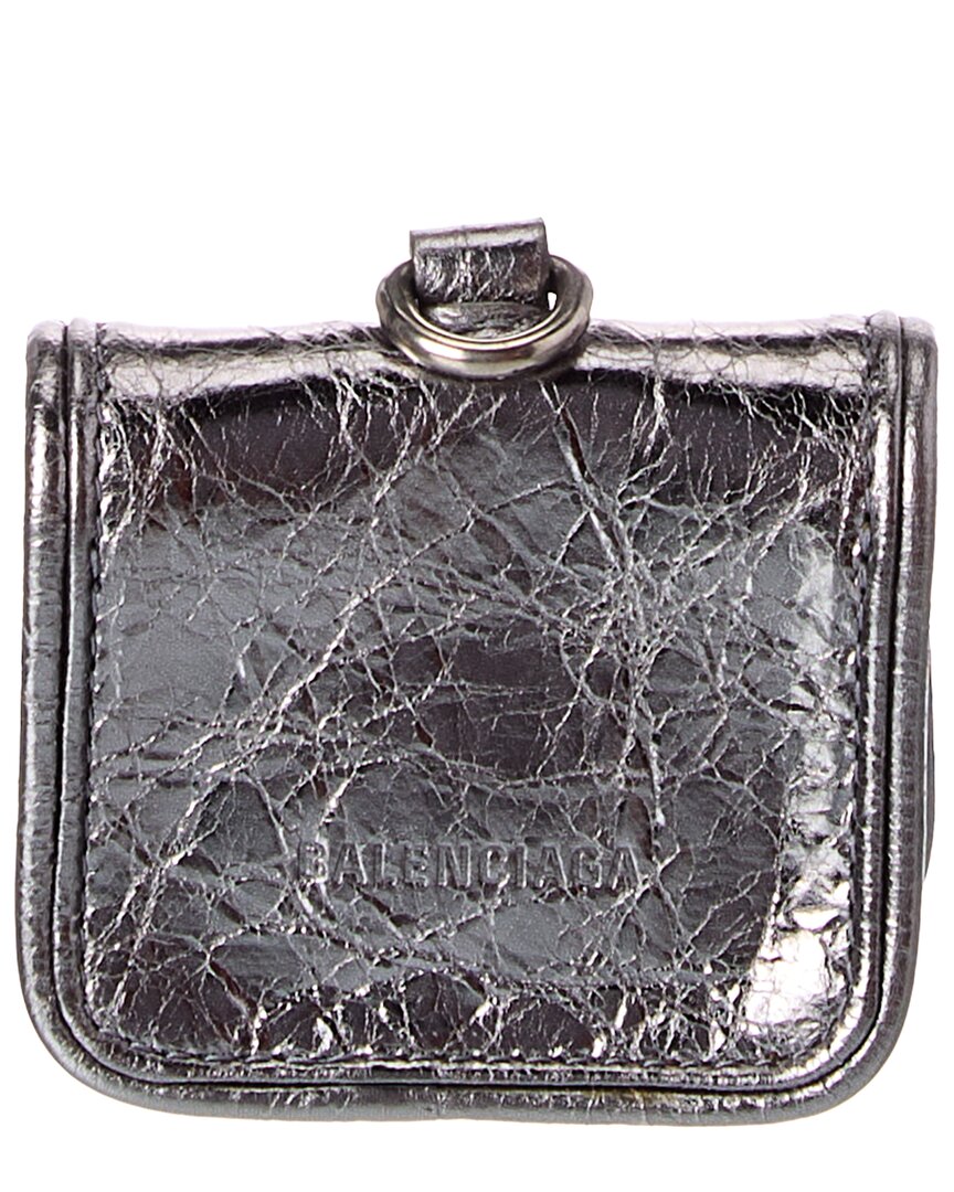 Balenciaga Balenciaga Hourglass Leather Airpods Holder