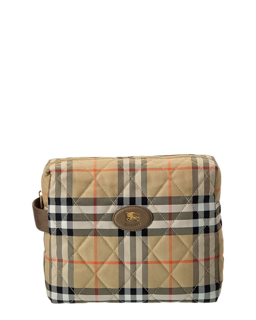 Burberry Burberry Check Canvas Pouch