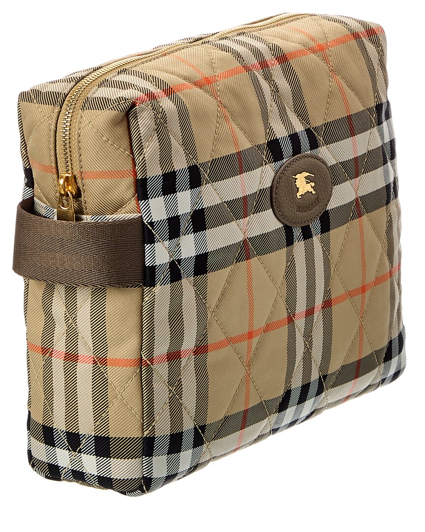 Burberry Burberry Check Canvas Pouch