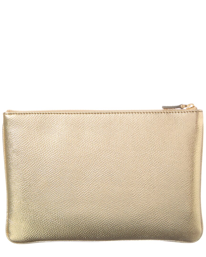 Valentino Valentino Vlogo Signature Mini Leather Pouch
