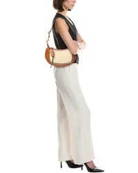 Isabel Marant Isabel Marant Oskan Moon Raffia & Leather Hobo Bag