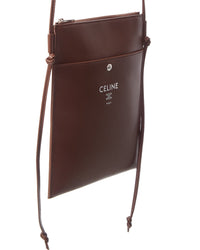 CELINE Celine Sharp Take Away Leather Pouch