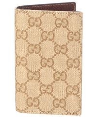 Gucci Gucci Essence Classic Gg Canvas Card Case