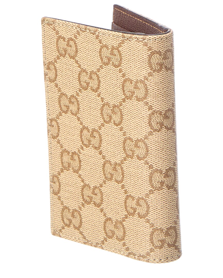 Gucci Gucci Essence Classic Gg Canvas Card Case