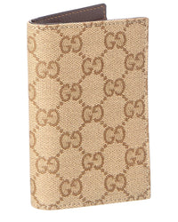Gucci Gucci Essence Classic Gg Canvas Card Case
