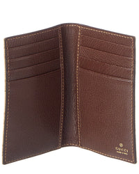 Gucci Gucci Essence Classic Gg Canvas Card Case