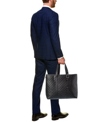 Gucci Gucci Gg Emblem Large Leather Tote