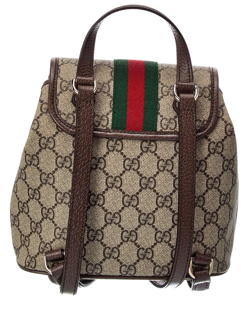 Gucci Gucci Ophidia Small Canvas & Leather Backpack