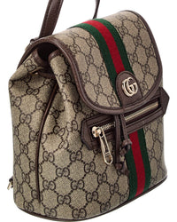 Gucci Gucci Ophidia Small Canvas & Leather Backpack