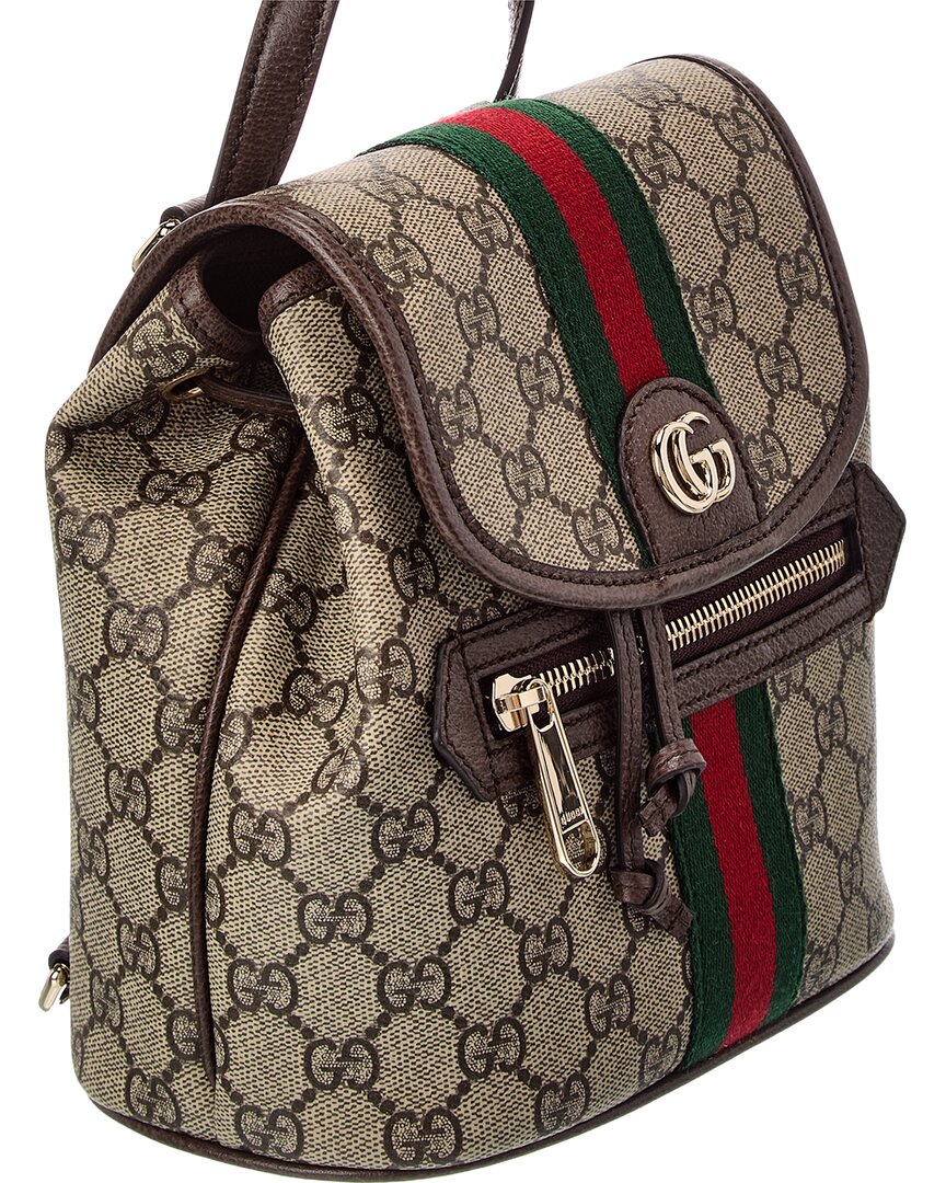 Gucci Gucci Ophidia Small Canvas & Leather Backpack