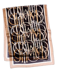 Jimmy Choo Jimmy Choo Logo Silk Scarf