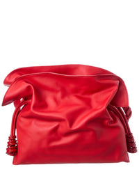 Loewe Loewe Coil Flamenco Medium Leather Clutch