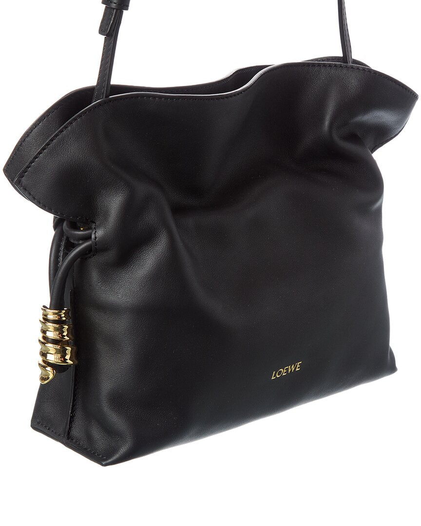Loewe Loewe Coil Flamenco Mini Leather Clutch