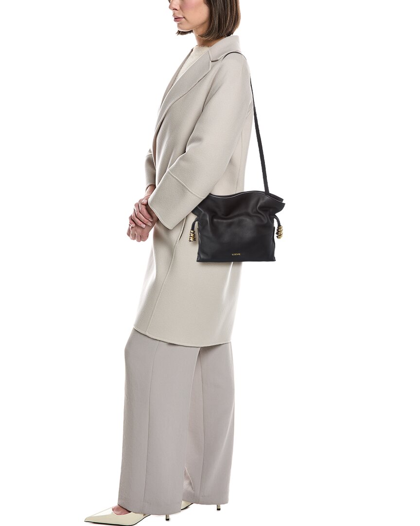 Loewe Loewe Coil Flamenco Mini Leather Clutch