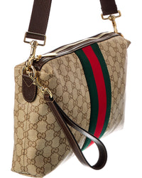 Gucci Gucci Medium Gg Coated Canvas Crossbody