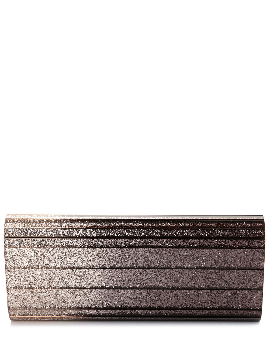 Jimmy Choo Jimmy Choo Sweetie Degrade Glitter Acrylic Clutch