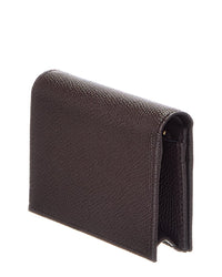 Valentino Vlogo Signature Leather Card Case