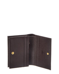 Valentino Vlogo Signature Leather Card Case
