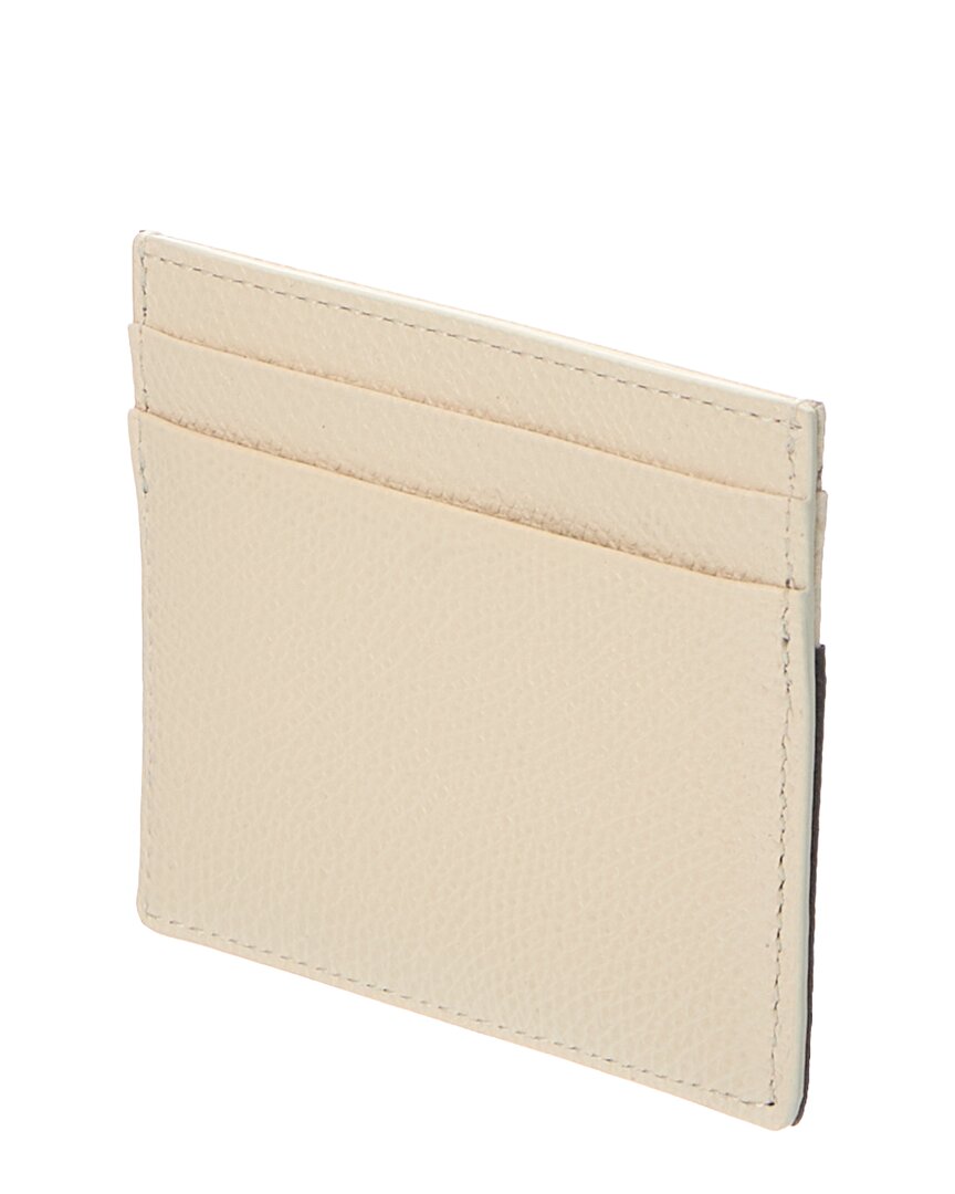 Valentino Vlogo Signature Leather Card Holder
