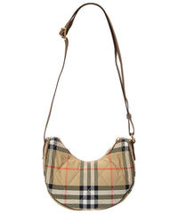 Burberry Burberry Horseshoe Check Quilted Canvas Hobo Bag