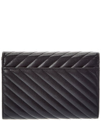 Jimmy Choo Jimmy Choo Avn Curve Leather Clutch