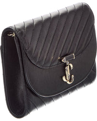 Jimmy Choo Jimmy Choo Avn Curve Leather Clutch
