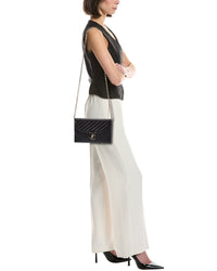 Jimmy Choo Jimmy Choo Avn Curve Leather Clutch
