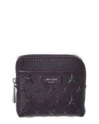 Jimmy Choo Jimmy Choo Compact Zip Leather Card Case