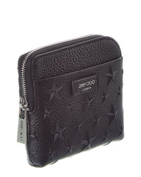 Jimmy Choo Jimmy Choo Compact Zip Leather Card Case