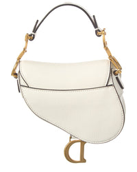 Dior Leather Saddle Bag