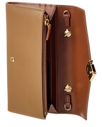 FENDI Fendi Ff Diamonds Leather Wallet On Chain