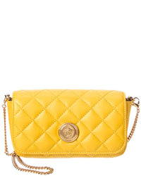 Versace Versace Iconic Leather Wallet On Chain