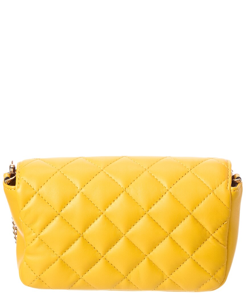 Versace Versace Iconic Leather Wallet On Chain