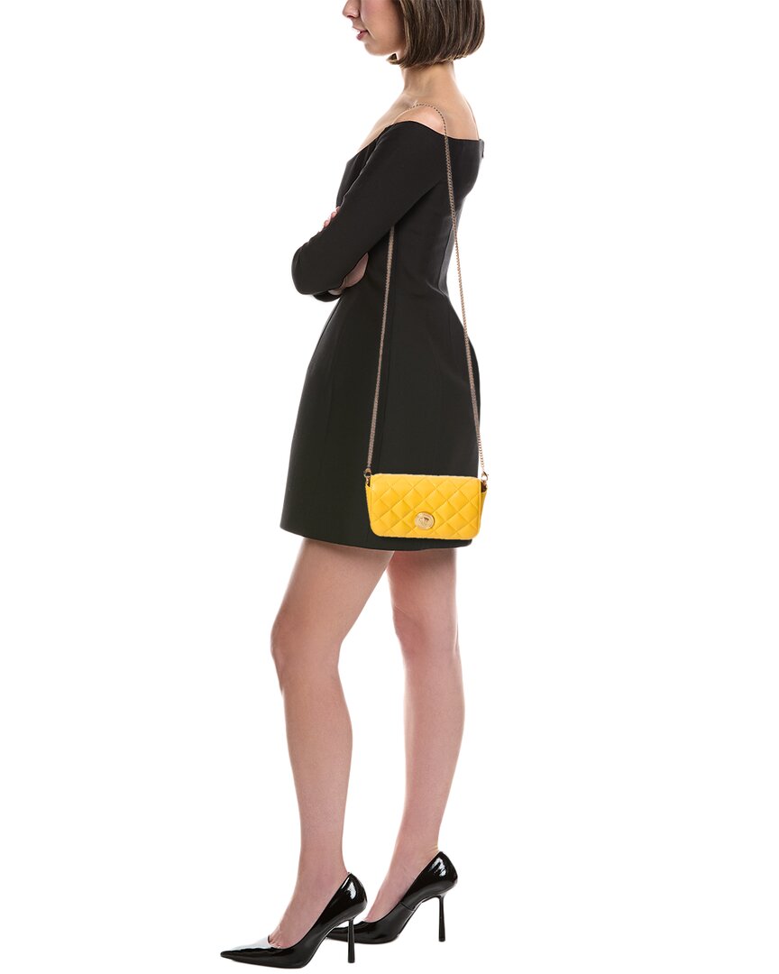 Versace Versace Iconic Leather Wallet On Chain