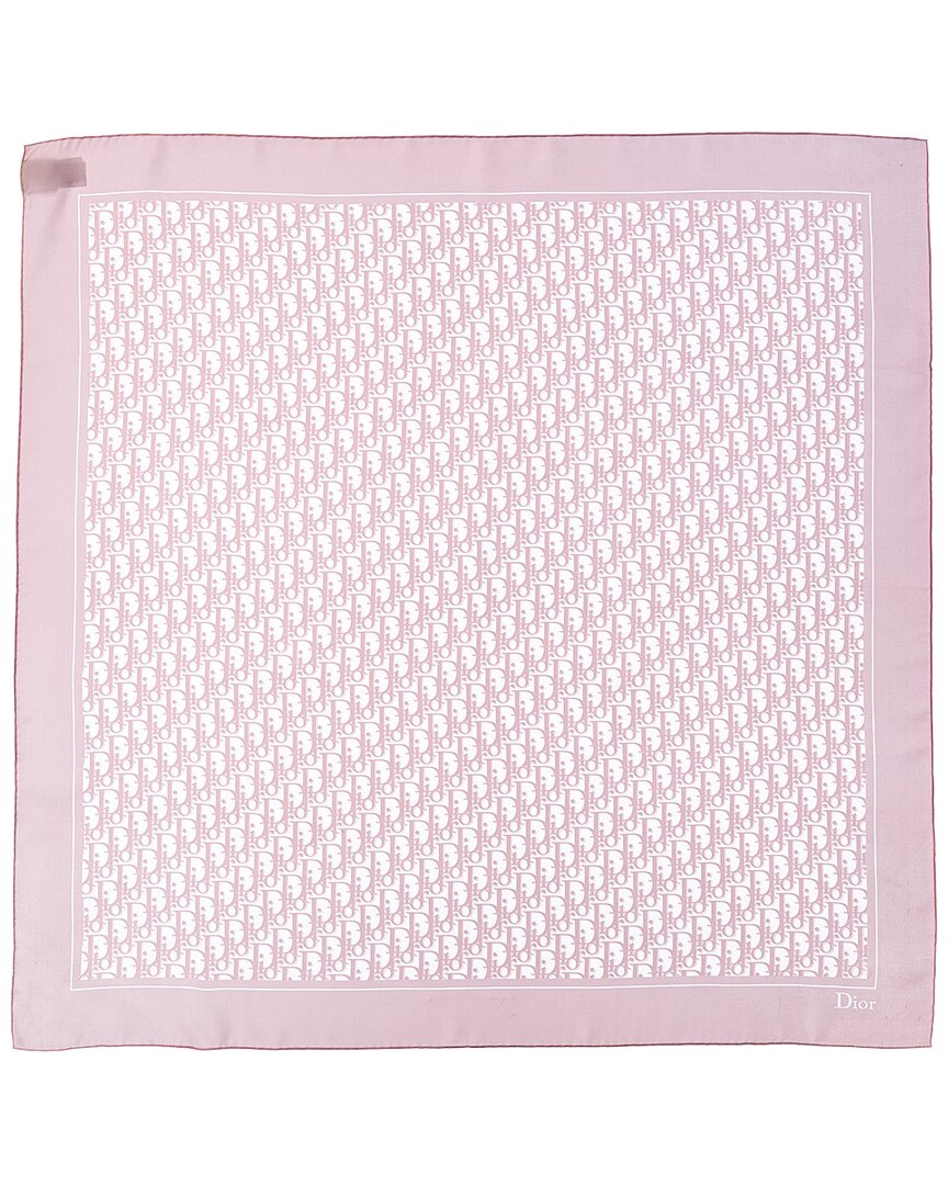 Dior Dior Double Dior Oblique Silk Scarf