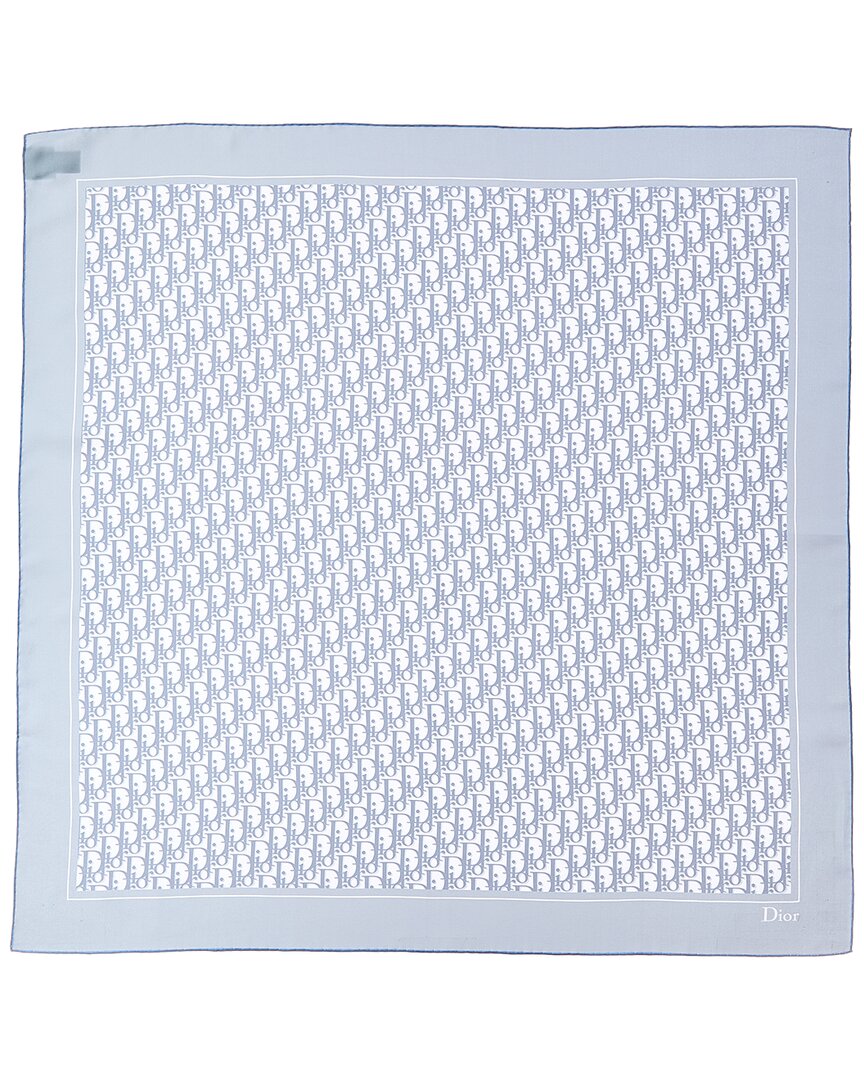 Dior Dior Double Dior Oblique Silk Scarf